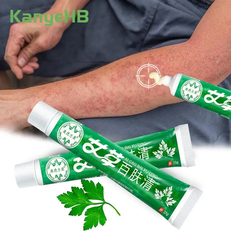 

2pc Eczema Antipruritic Cream Chinese Medicine Herbal Dermatitis Treatment Ointment Skin Anti Itching Health Care Ointment A1173