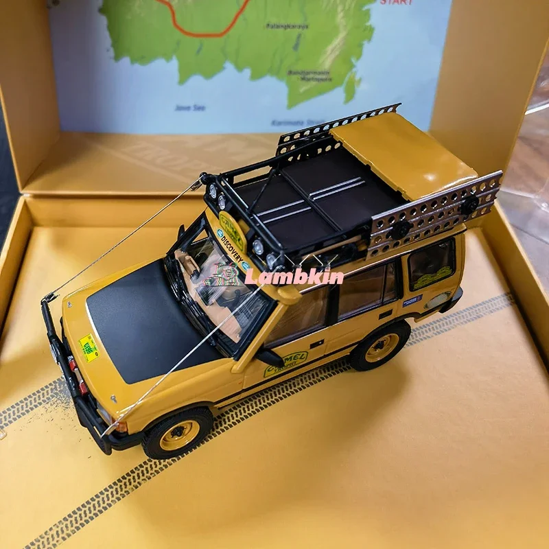 Почти настоящий 1:43 для Range Rover Discovery первого поколения Camel Cup Kalimantan Station 1996 модель