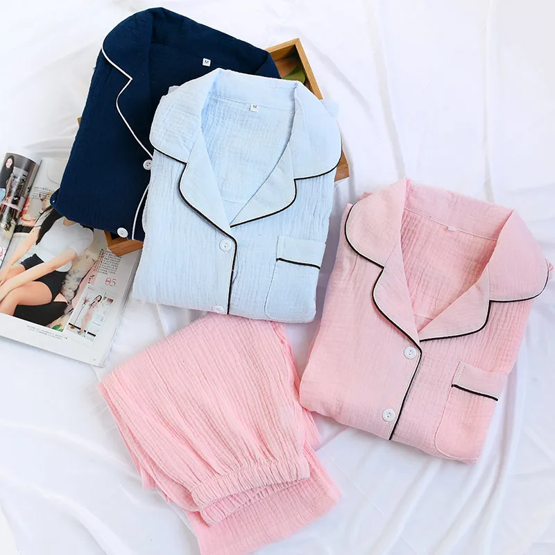 Soft Cotton Home Suit For Women Pajama Sets Women's Home Suit Pajama Set For Women Loungewear Pijama Sleepwear