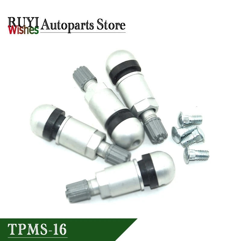 Новый универсальный алюминиевый клапан для шин TPMS-16 BMW Benz Porsche Cayenne Mercedes Maserati TPMS
