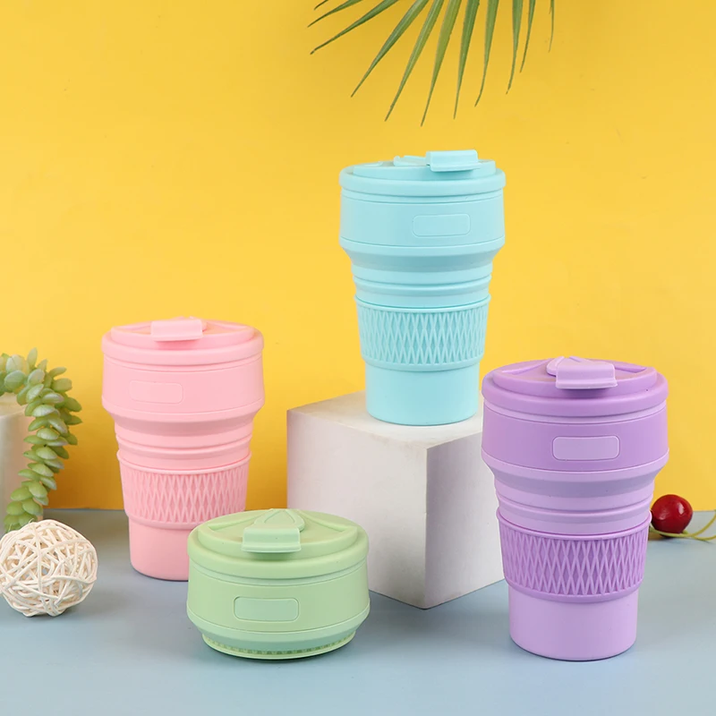 

Coffee Mugs Travel Collapsible Silicone Cup Folding Water Tea Cups Outdoors