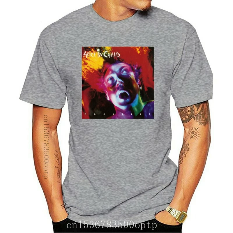 

Новинка, футболка с надписью Alice In цепей, размеры S, M, L, XL, Официальная футболка