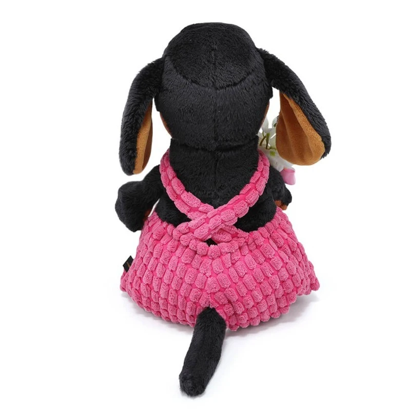 Мягкая игрушка Ваксон в комбинезоне с букетом оригинальный BUDI BASA 29см |