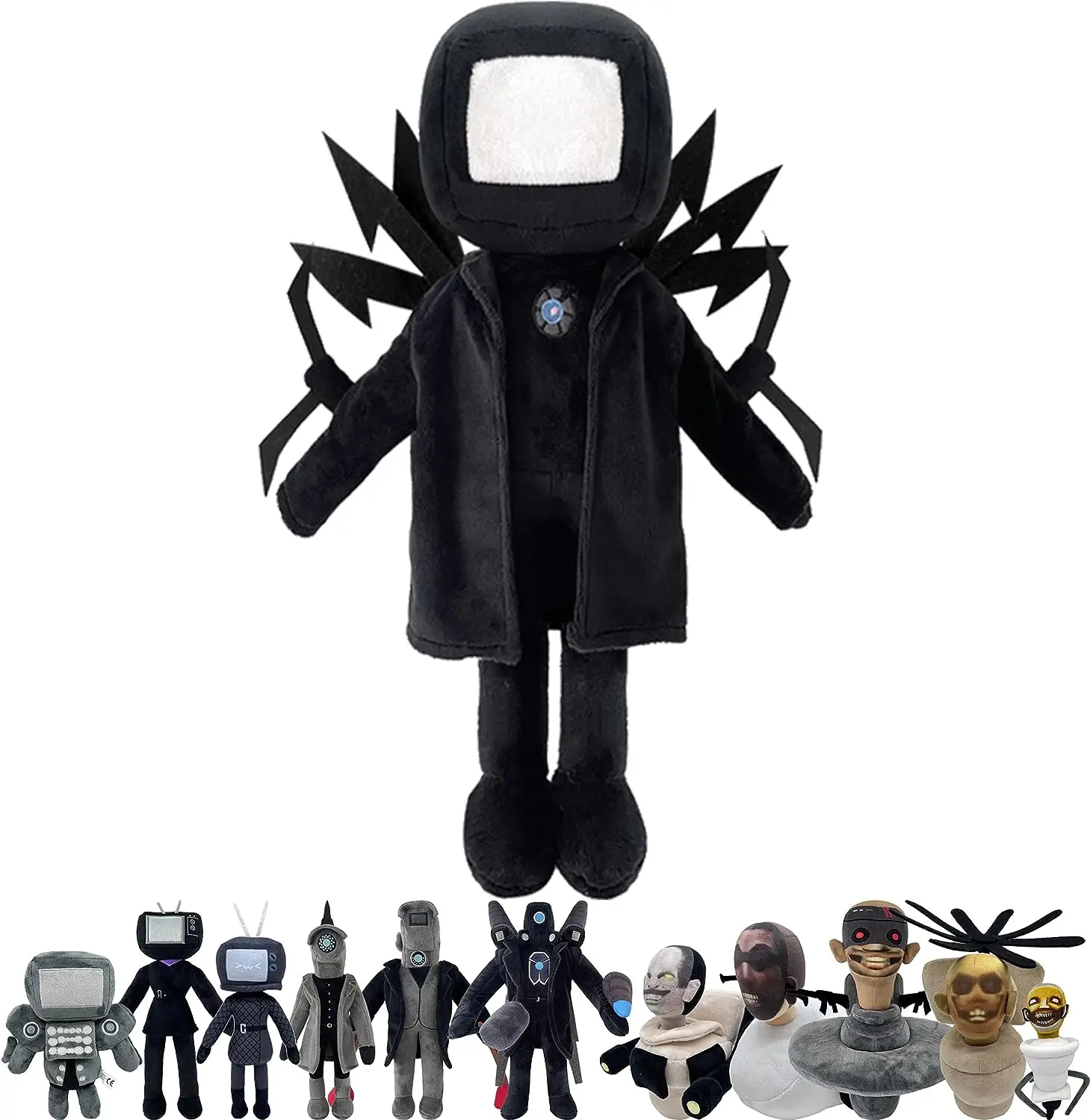 Skibidi мягкая плюшевая кукла в туалете, игрушки, коллекционные подарки для детей, фанатов, для взрослых, на день рождения, аниме, фигурка, игрушка Титан, ТВ, человек, камеран