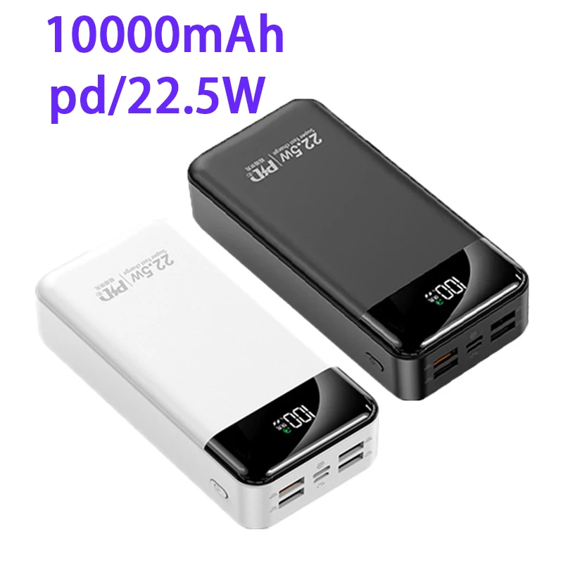 

100000mah Power Bank mit 22,5 w pd Schnelllade-Power bank tragbares Poverbank-Ladegerät für iPhone 13pro Xiaomi Huawei