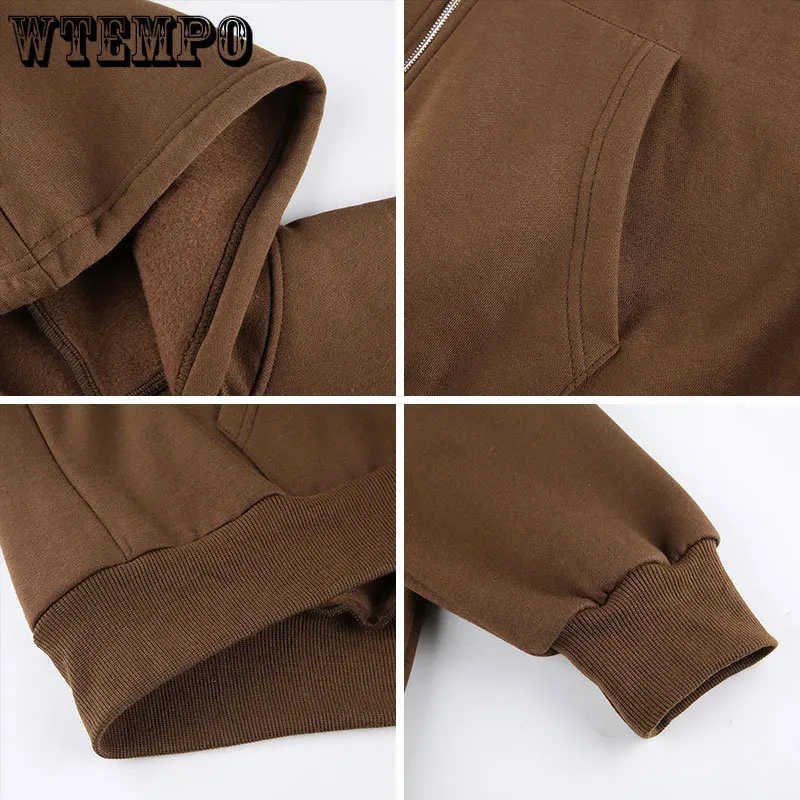 Однотонный плюшевый кардиган с капюшоном женское тонкое бархатное пальто