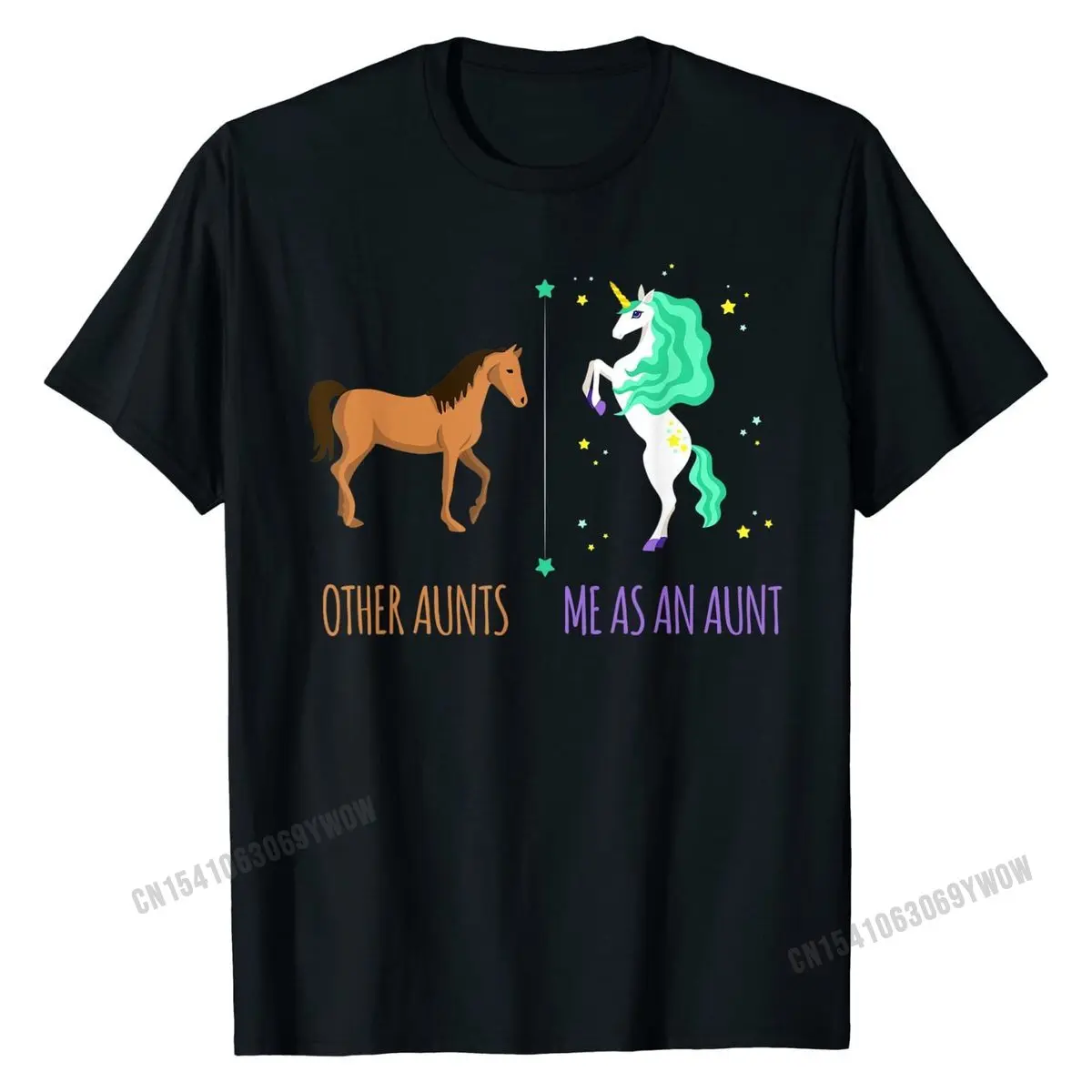 

Me As Aunt Other Aunts Horse Unicorn Lover Cute Funny Gift T-Shirt Tshirts Group Popular Cotton Tops Tees Custom for Men