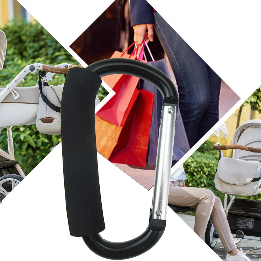 

Большой Крючок для покупок из алюминиевого сплава, крючок для кошелька, безопасная подвесная пряжка