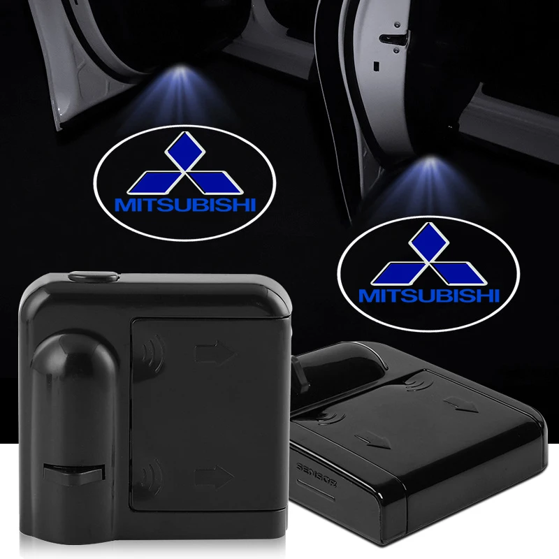 

1/2pcs Fashion LED Car Door Welcome Light Laser Car Logo Projector For Mitsubishi ASX Lancer Pajero Outlander L200 EVO Lancer EX