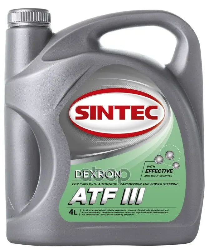 Sintec Трансмиссионное Atf Dexron-3 4Л (4) SINTEC арт. 900265 |