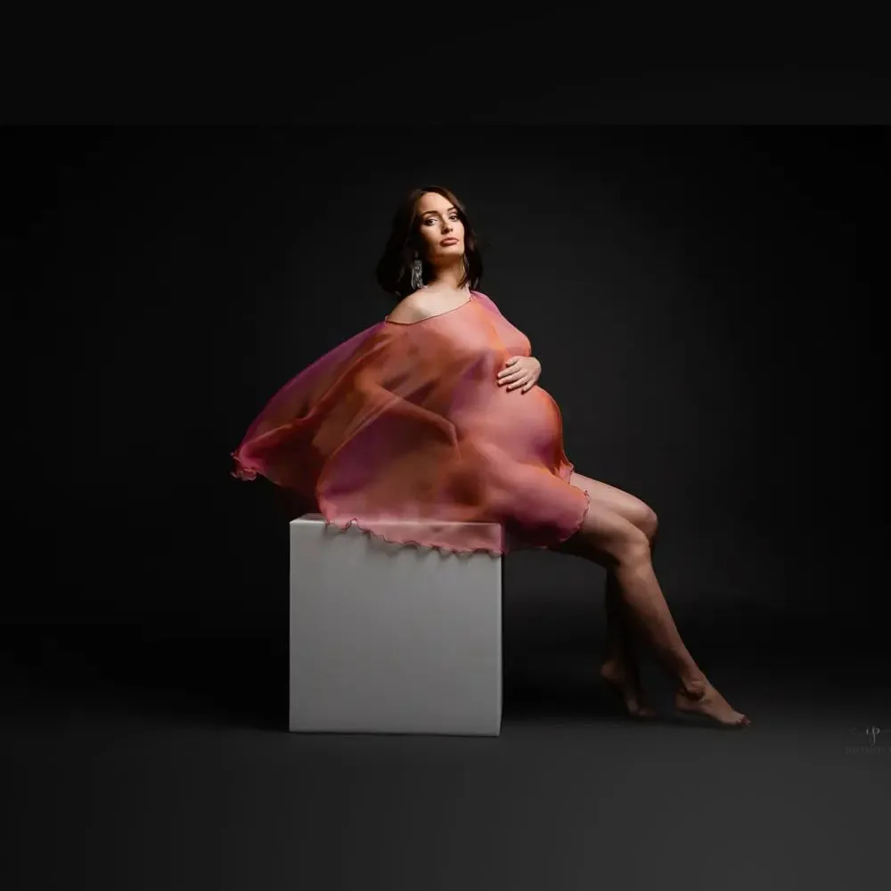 Соблазнительное платье для фотосъемки разных цветов из тюля беременных