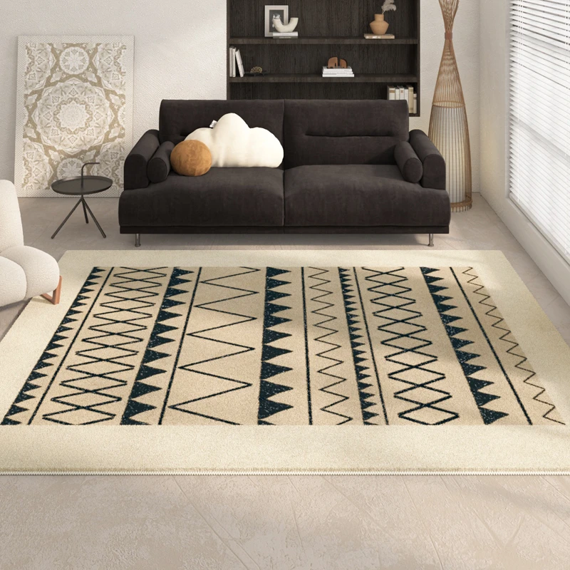 

Moroccan Retro Style Carpets Modern Living Room Decoration Rugs Large Area Bedroom Bedside Carpet Cloakroom Balcony Lounge Rug
