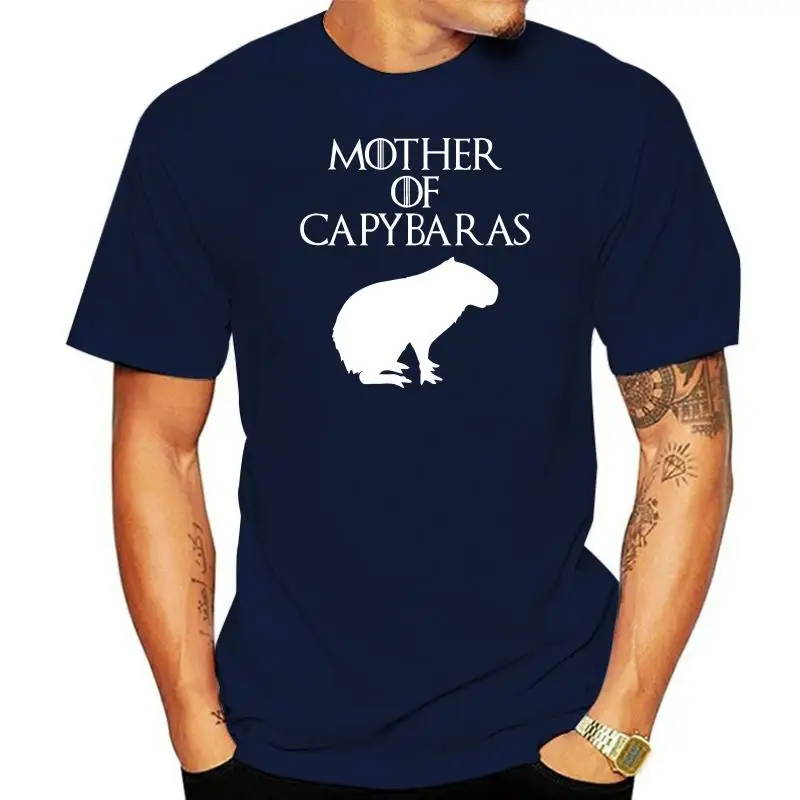 

Camiseta de talla grande para hombre, ropa para madre de Capybaras, bonita y única, Regalo para mamá, abrigo, tops