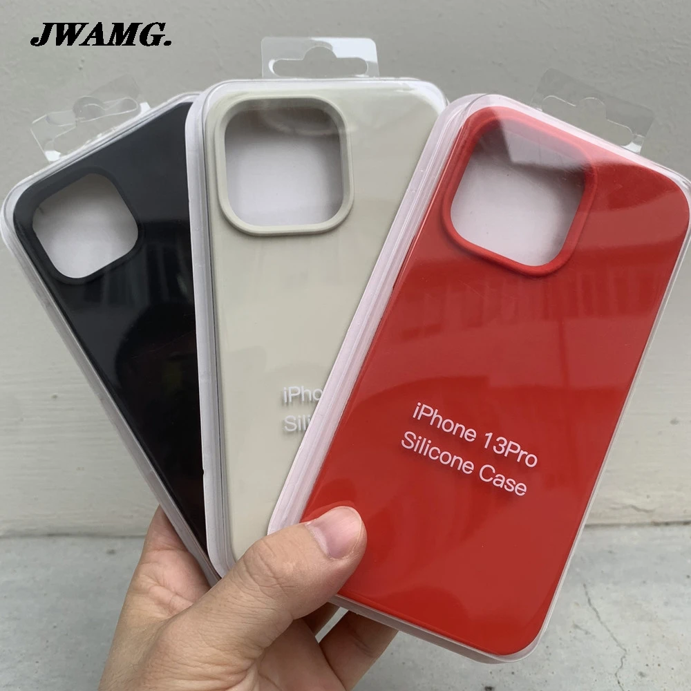 

For iPhone 13 13 Pro 13 mini 13 Pro Max Case Genuine Original Liquid Silicone Back Cover For 11 Pro Max 12 mini 12 Pro Max Case