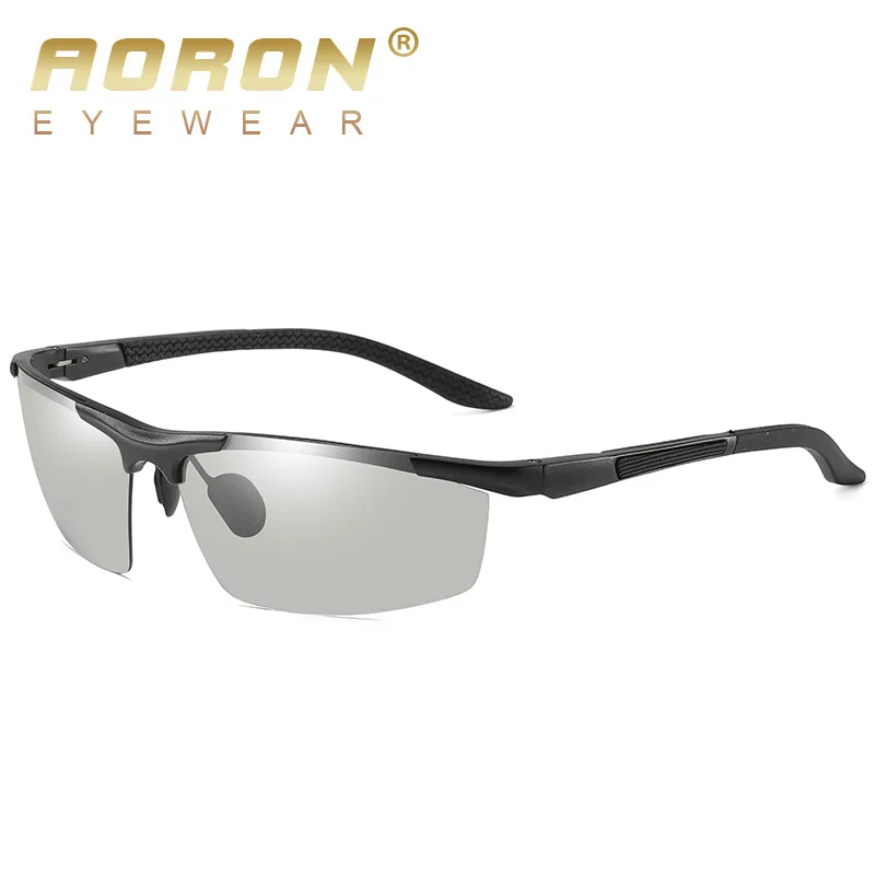 

Мужские фотохромные солнцезащитные очки, комбинированные поляризационные солнцезащитные очки Хамелеон для вождения, меняющие цвет
