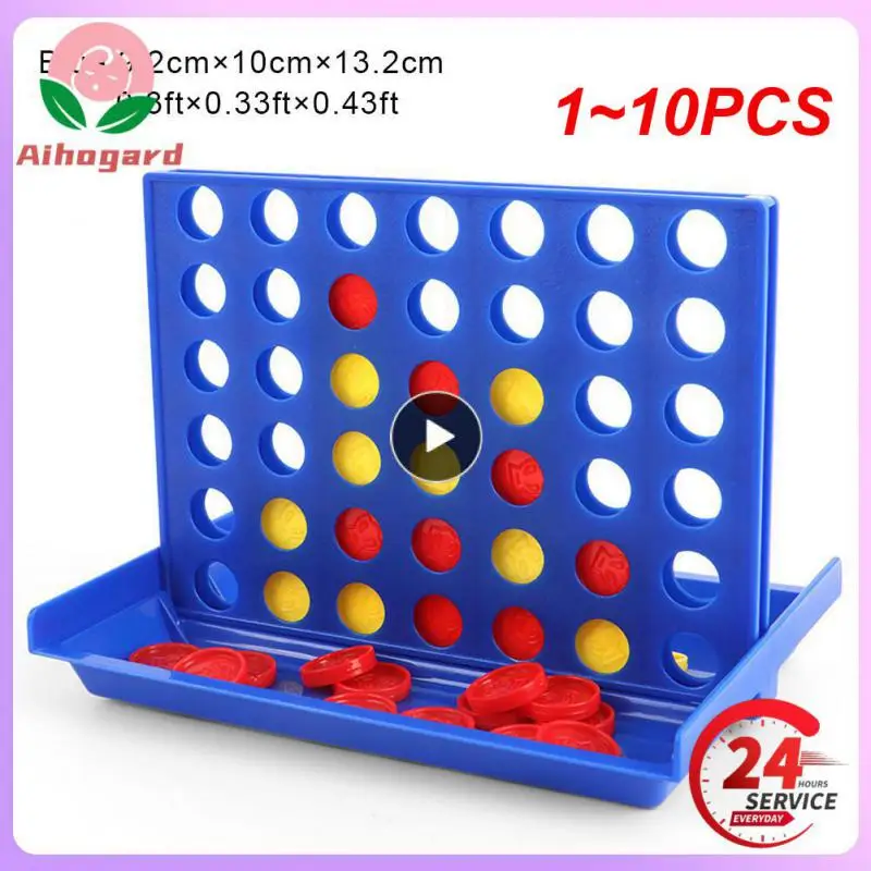 

1~10PCS Foldable Bingo Four Combo Board Game Children Educational Toys Kids Children Line Up Row Board Puzzle Toys Party Bingo