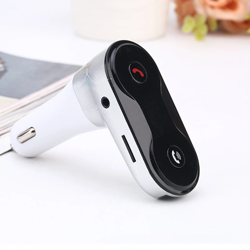 Автомобильный Mp3 Bluetooth громкой связи плеер FM передатчик светодиодный дисплей