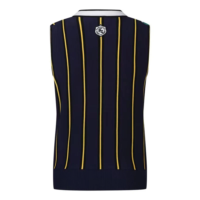 New spring golf knit vest for women ladies golf wear stripe  vest golf apparel golf top stretch W422105