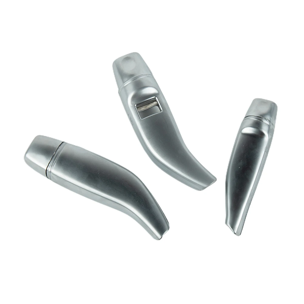 

Decorations Shift Lever Cover 3 Pcs Silver Wiper Shift Lever Auto Parts Car Chrome Shift Lever Cover Cruise Cover Cruise Trim