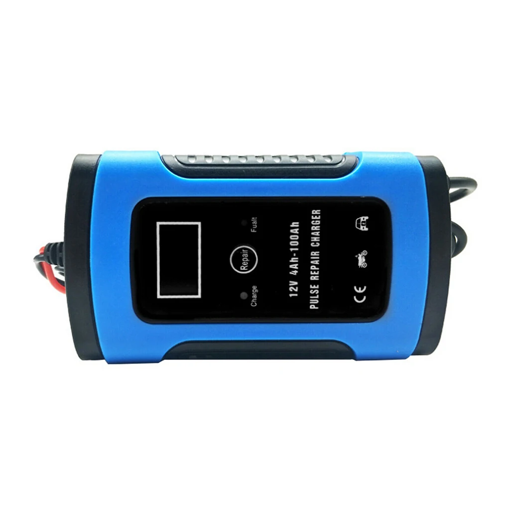 

Свинцово-кислотная аккумуляторная батарея для автомобиля и мотоцикла с ЖК-дисплеем, 12 В, 6 А, зарядное устройство для ремонта импульсов