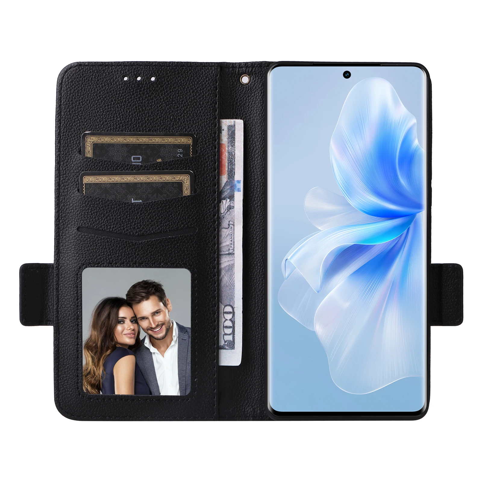 Чехол-кошелек с слотом для карт vivo S18 S17 S16 S12 Pro S16e S17e S18e кожаный флип-чехол