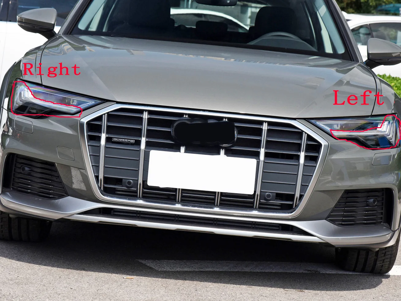 

Для Audi A6L A6 C8 Matrix DRL 2019-2023 Автомобильная фара дневные ходовые огни Строка