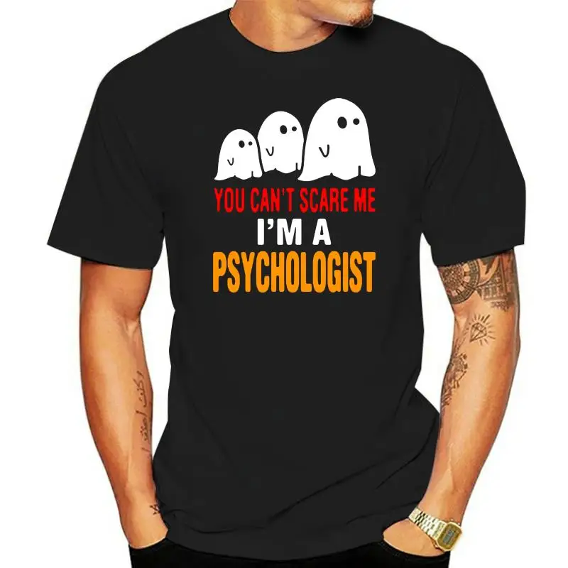 

Женская футболка из 100% хлопка, с надписью «You Can't Scare Me I Am психололога»