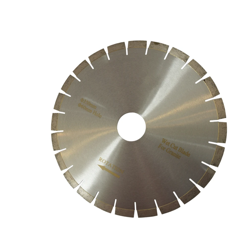 DB03 Silent Diamond Blades for Cutting Granite D350mm Diamond Cutting Disc 14 Inch Stone Sharp Cutting Tools with Long Life 1PC