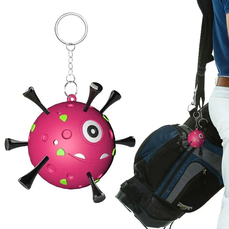 

Golf Ball Holder Hanging Golf Bag For KeyChain Golf Gifts For Birthday Christmas Father's Day And Other Holidays Easy To Carry