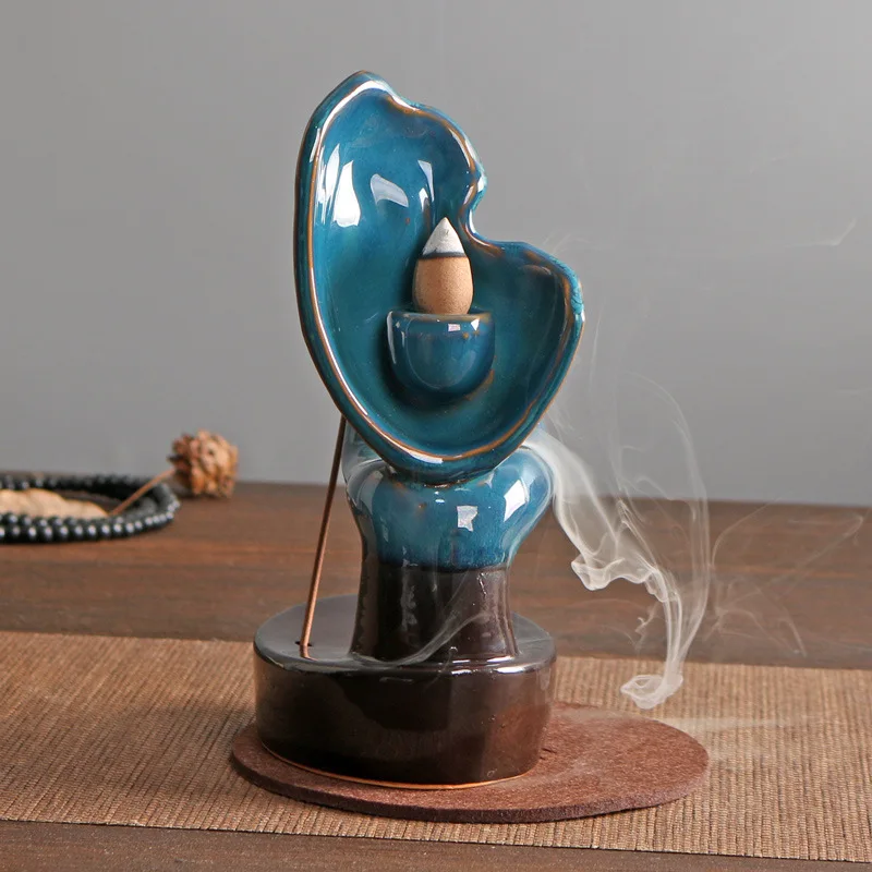 Керамическая Курильница-бабочка Водопад Для Домашнего Декора Ароматерапии