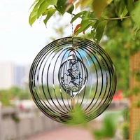 3d metal wind chimes wind fairy weatherproof spinners hanging chime wind steel decoration outdoor backyd o3h1