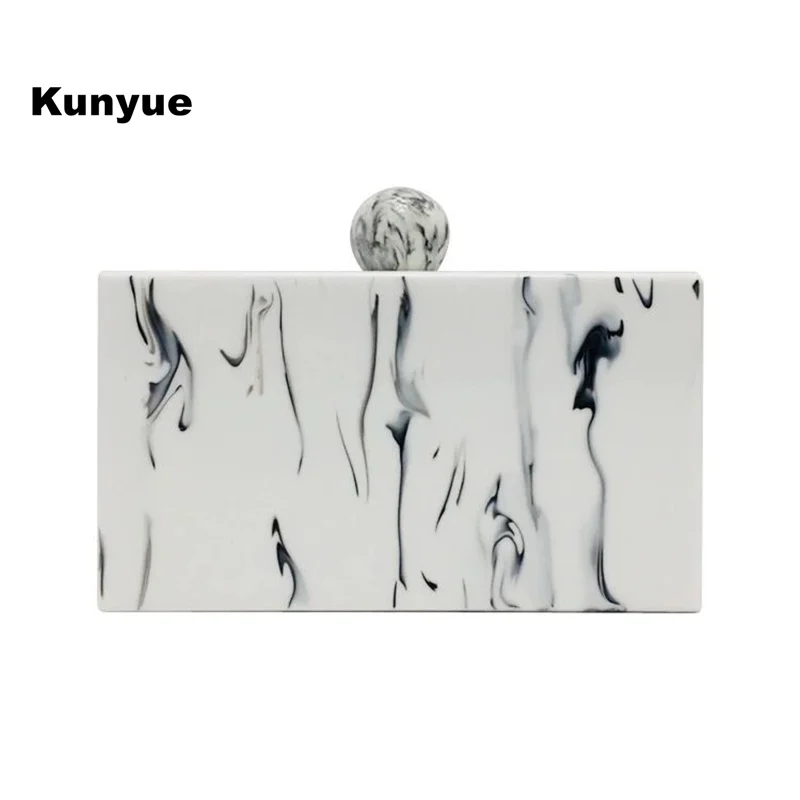 

Стильный Новый мраморный акриловый клатч с шариковой головкой, кошелек, женская вечерняя сумка с чернильным принтом, роскошный Дамский кошелек, сумки через плечо