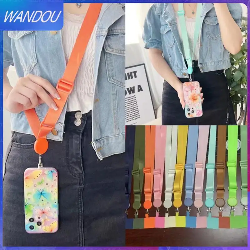 

Polyester Easy To Install Sling Anti-lost Hanging Cord Multifunctional Adjustable Webbing Lanyard Mobile Phone Rope Unisex