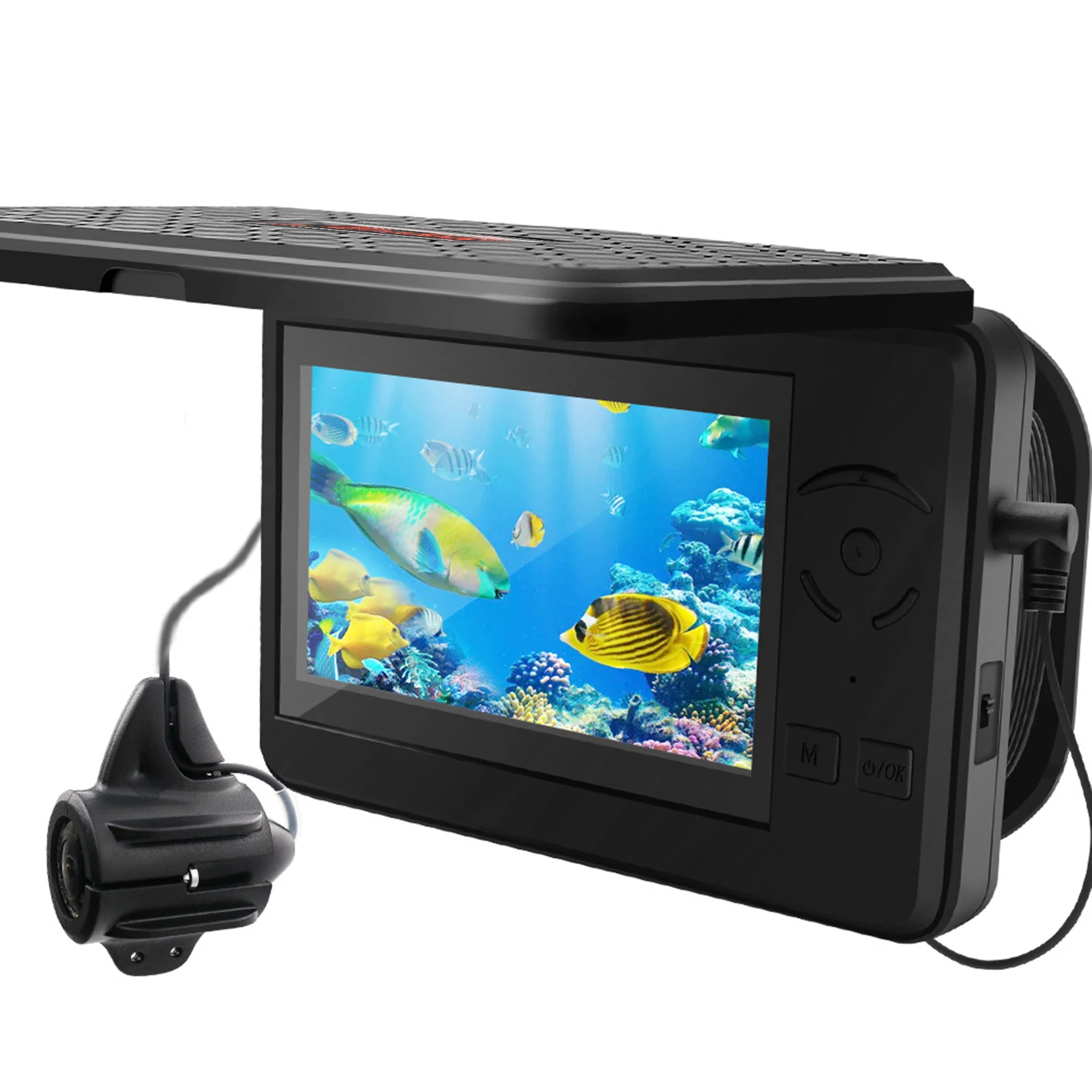 

Portable Underwater Fishing Camera Waterproof Video Fish Finder DVR Camera with 4.3 Inch LCD Display for Ice Lake Boat Fishing