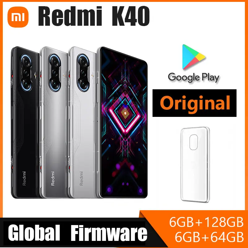 Xiaomi Redmi K40 Gaming 5G 6.67" Battery 5065mAh 6-12GB 128-256GB Android 11 MIUI 12.5 Global Version Smartphone