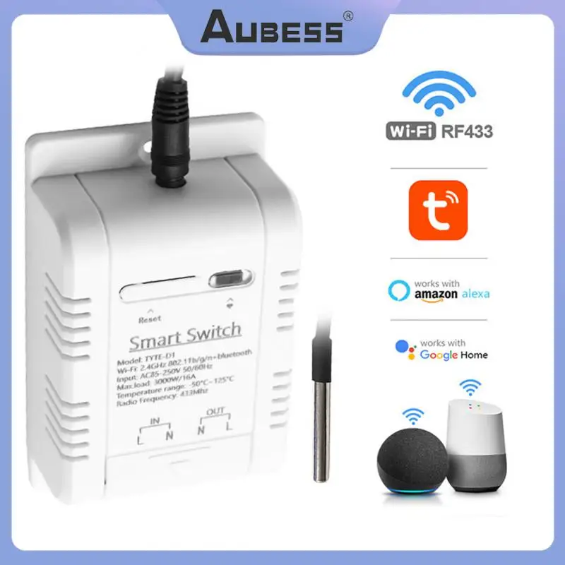 

Умный термостат Tuya, 16 А, 3000 Вт, с мониторингом потребления энергии