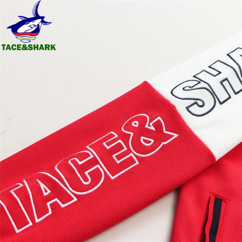 Куртка TACE &amp SHARK Мужская с вышивкой модная Повседневная Деловая спортивная