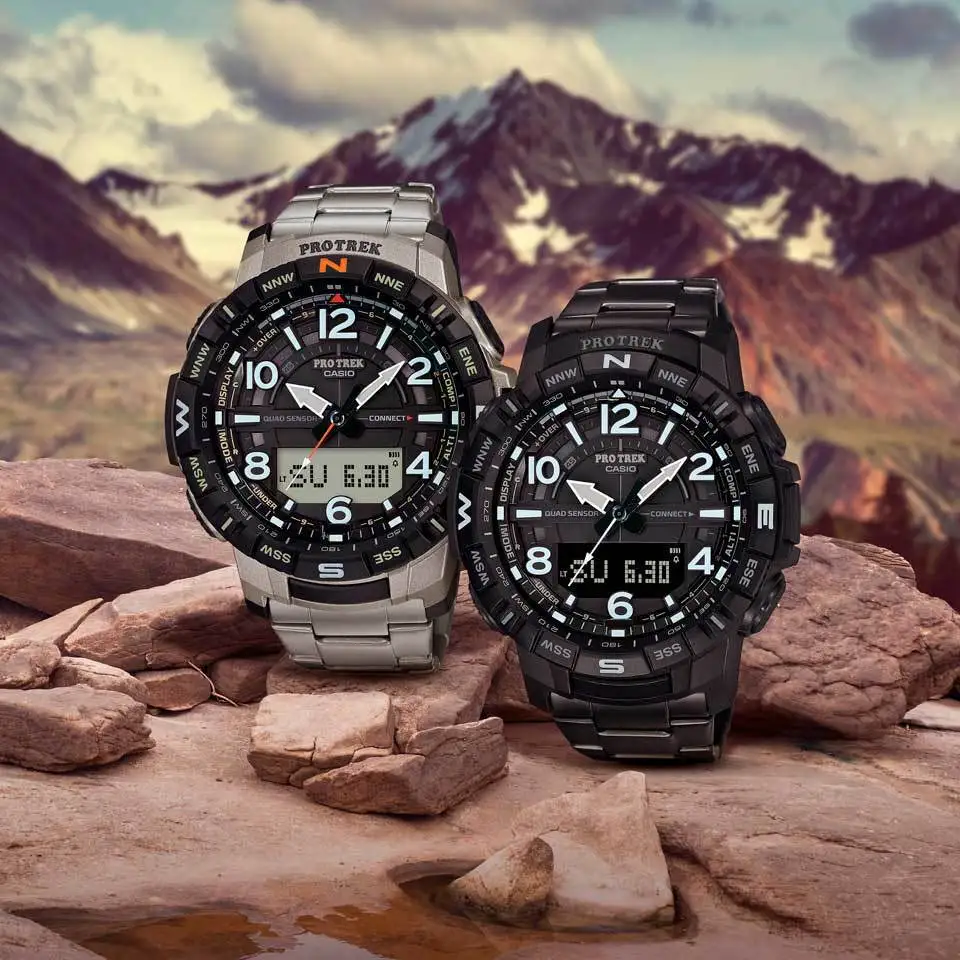 Часы Casio Protrek PRT-B50T-7ER – оригинальные мужские кварцевые наручные часы с