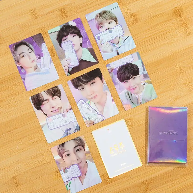 

KPOP bangtan boys 8th Anniversary Sowoozoo Ticket Cards Information Cards Postcards High Quality Photo Cards Gifts JIMIN SUGA JK