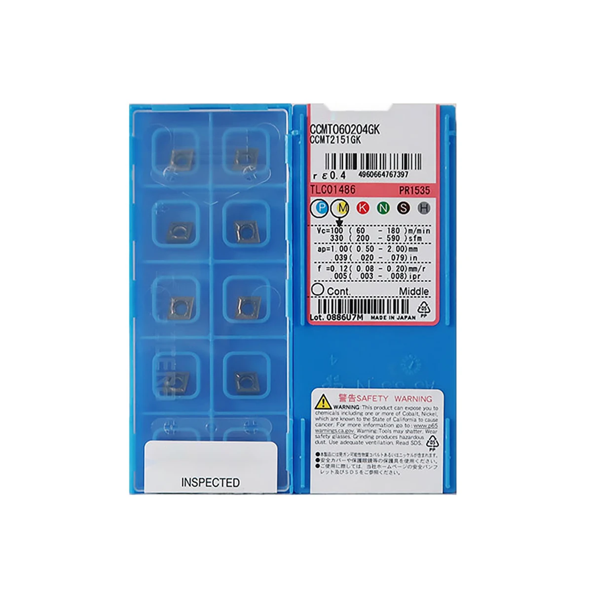 

10pcs CCMT CCMT06 CCMT0602 CCMT09 CCMT060204GK PR1535 Turning Inserts drehbank