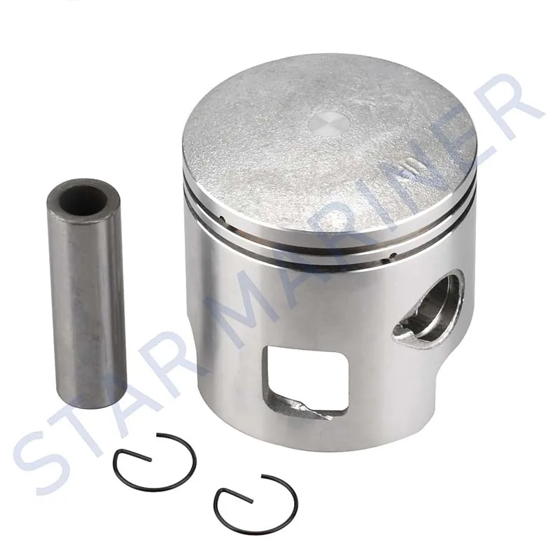 346-00004-1 Комплект поршней и колец 68,5 мм для подвесного мотора Tohatsu Nissan Mercury 2T 25HP 30HP 346-00004 + 0,5 мм Лодочный мотор (art.: 3920cd6b3becb) - 3920cd6b3becb
