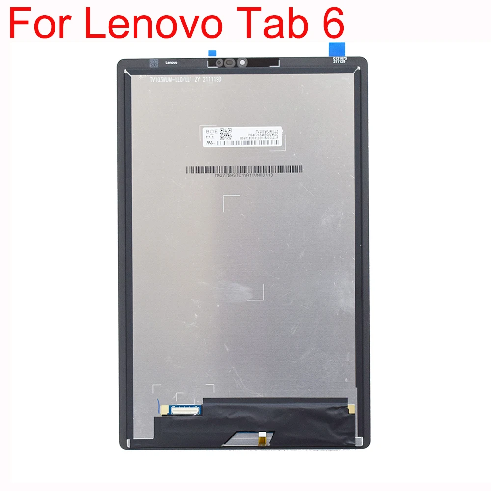 Original For Lenovo Tab6 A101LV tab 6 5G LCD Display Touch Screen Tablet 6 Digitizer Assembly
