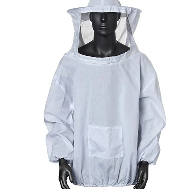 

Beekeeping Jacket Veil Bee Keeping Hat Sleeve Smock Protective Equipment Suit