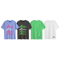 four horizontal we11done logo t shirt summer high quality short seeved