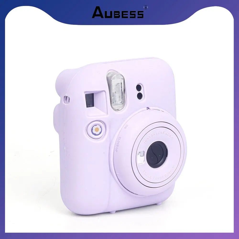 

Iris Purple Polaroid Anti-fall Camera Case Durable And Not Deformed Soft Material Anti-scratch And Drop-proof Silicone Case