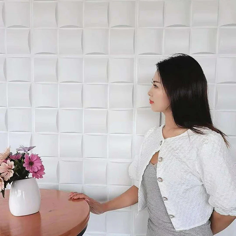 30x30 см 3d художественная гипсовая резка геометрическая алмазная резная древесина