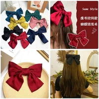 ornament bow barrettes female word clip vintage spring hairpin wholesale