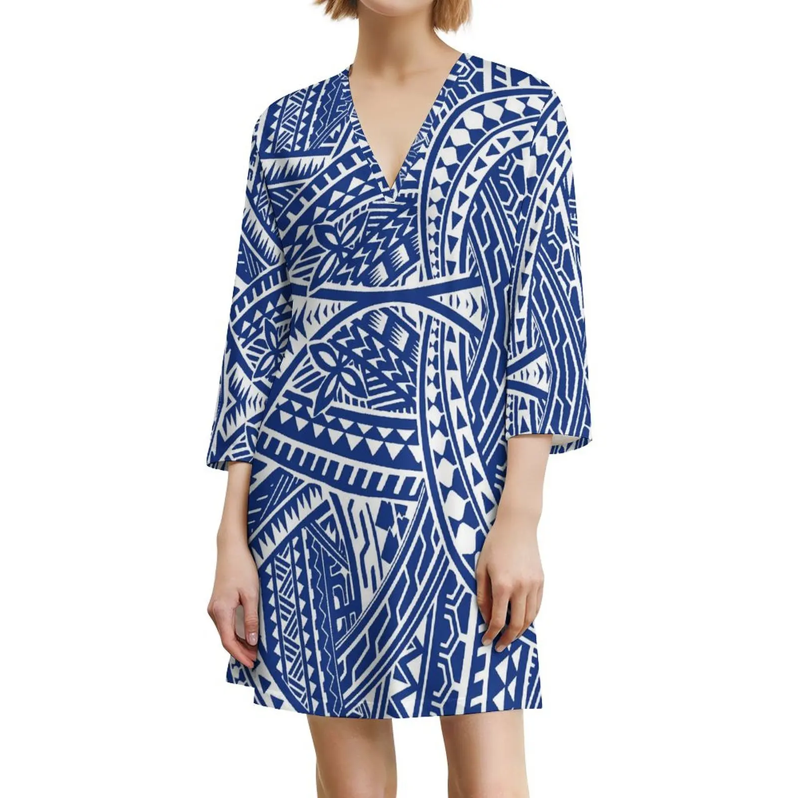 Повседневное свободное платье для повседневной вечеринки. Элегантное с