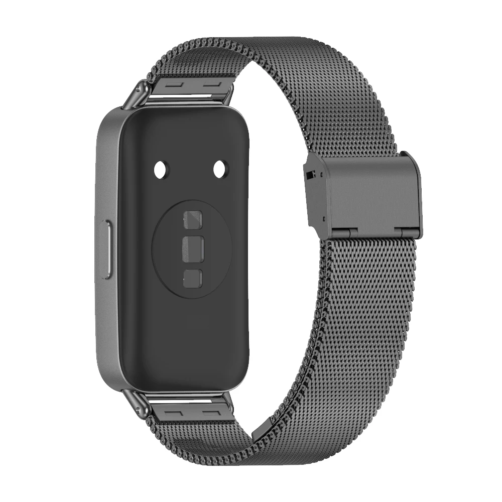 Фото Металлический ремешок для Huawei Band 11, ремешок для часов Huawei Band 11 Pro, миланский браслет для Huawei Smart Band 11, нержавеющая сталь №5