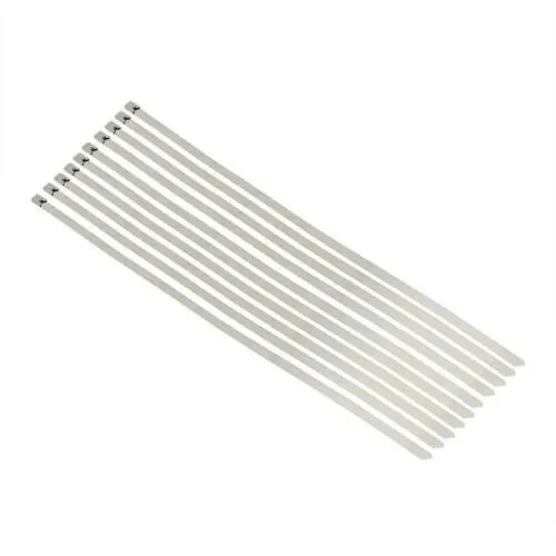 

20PCS 304#Stainless Steel Cable Ties Auto CV Joint Banding Boot Axle Clamp Tool Heavy Duty Self-Locking Cable Zip Tie